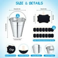 thumbnail image 3 of 12 Small Metal Buckets with Handle, 3 of 8