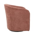 thumbnail image 3 of Mainstays Miles Swivel Accent Chair, Merrimac Terracotta, 3 of 7