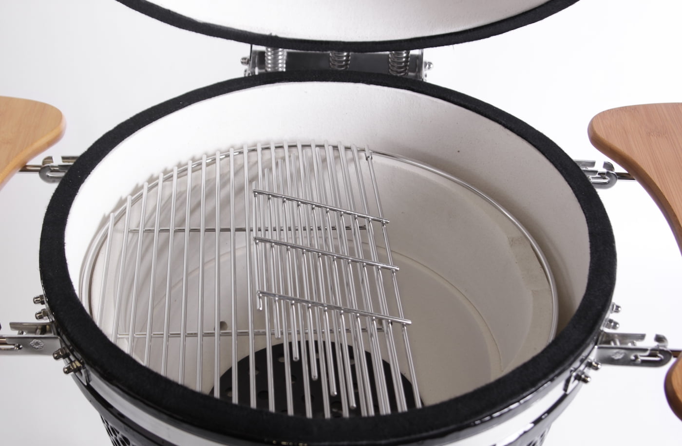 Comfortbilt 21" Ceramic Charcoal Smoker Grill Black