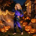 thumbnail image 2 of KPOPLK Girls Pajamas - 2 Piece Long Sleeve Halloween Pajamas and Pants Set 2-8 Years Kids Outfit Set,Size 8-9 Years, 2 of 9