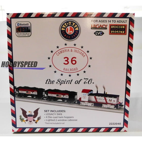 LIONEL Cambria & Indiana Bicentennial Legacy Freight Set O Gauge 2222040