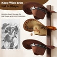 thumbnail image 2 of Perchero de Pared para Sombreros Cowboy TIPSYTREE de Madera y Metal con 6 Ganchos, 2 of 9