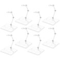 thumbnail image 5 of KAKOWELY action figure stand 8Pcs Figure Holders Desktop Adjustable Action Figure Stands Based Doll Figure Racks3.74"X2.76"X2.76", 5 of 5