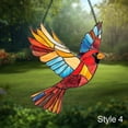 thumbnail image 5 of Red Cardinal Effect Art Acrylic Suncatcher, Cardinal Acrylic Window Hanging, Bird Lover Gift, Bird Memorial Gift for Christmas, 5 of 5