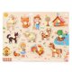 thumbnail image 2 of Gwong Juguete Número de animales Fruta Animal Puzzle de madera Emparejamiento Tablero Desarrollo Niños Juguete Gwong 30005714, 2 of 7