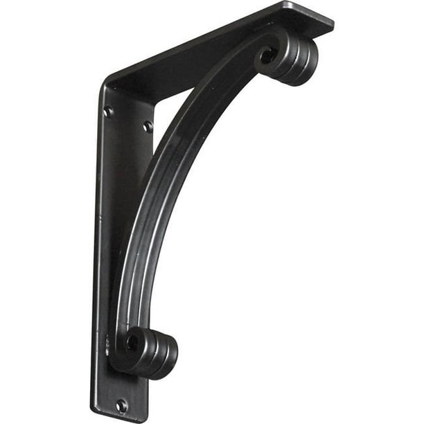 2 x 7.5 x 10 in. Legacy Wrought Iron Bracket - Triple Center Brace ...