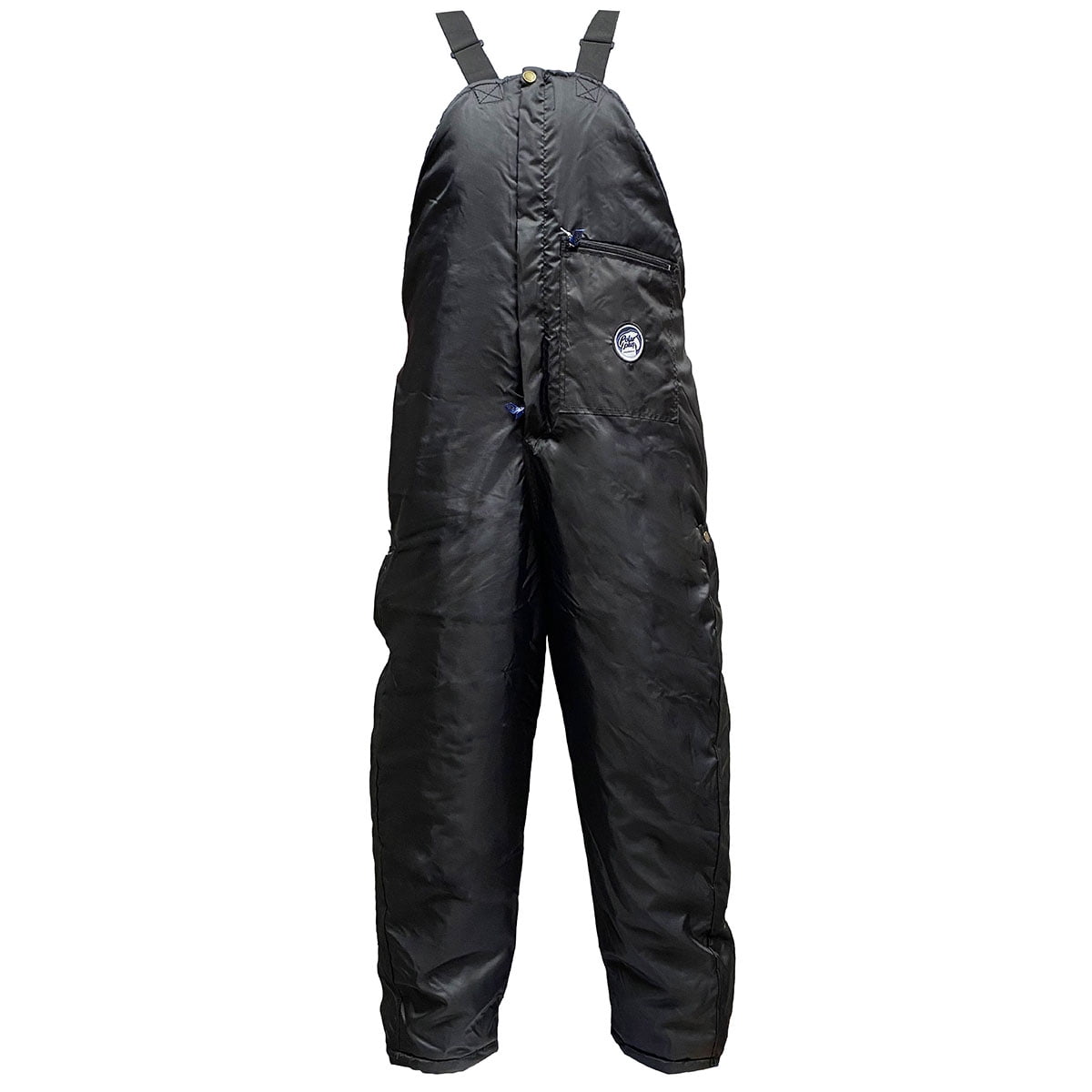 Polar Plus Men's Black Insulated Bib Overall for Work in Cold Weather ...