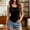 Black, variant on Women's Summer Thread Top Baeitkot Women's Summer Thread Button Strap Tank Top Sleeveless Outerwear Or Base Layer Solid Color Covers Side Bust Thin and Slim- Top Black M