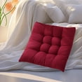 thumbnail image 7 of Chair Seat Pads Clearance Seat Cushion, Solid Color Cushion, Soft, Comfortable and Aurable, Office Chair Cushion, Desk Chair Cushion(Red,40cm/1PC), 7 of 7