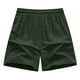 thumbnail image 5 of pstuiky Pantalones cortos de gimnasio para hombre, Pantalones cortos de poliéster de color liso para hombre, pantalones deportivos casuales para playa y exteriores Pantalones cortos de entrenamiento, 5 of 9
