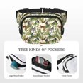 thumbnail image 7 of Lafuoo Jungle Animals Pattern Square Double Layer Waist Bag, Adjustable Buckle Bag Accessories for Men and Women-One Size, 7 of 7