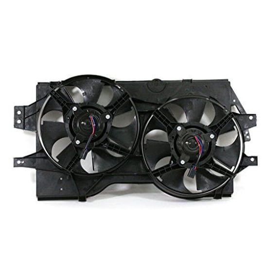 Dual Radiator and Condenser Fan Assembly - Pacific Best Inc. Fit/For CH3115107 96-00 Dodge Caravan Voyager Town & Country