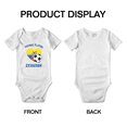 thumbnail image 3 of Future Soccer Player Ecuador Soccer Fan Baby Jumpsuits Newborn Clothes (White, 12-18 Months), 3 of 5