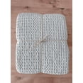 thumbnail image 6 of Stonewashed Cotton Waffle Bed Blanket White / 95"x 100", 6 of 12