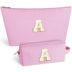 Dakimoe Personalized Initial Makeup Bag