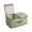 K, variant on Neatly Organized - Cotton And Linen Double Lid Storage Box, Foldable, Large Storage, Debris Sorting, Covered Underwear Storage Box Storage Trunks & Bag