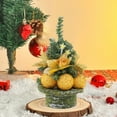 thumbnail image 4 of Mini Christmas Tree Decor for Desk - 8.6 Inch Small Artificial Tabletop Holiday Decorations,Lightweight Plastic Festive Xmas Tree Ornament for Office,Home,Shelf,Gift Wrapping,Party, 4 of 6