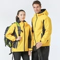 thumbnail image 1 of Men Women Winter Waterproof Coat Hooded Thick Windproof Breathable Warm, 1 of 8