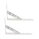 thumbnail image 4 of 2 soportes triangulares para estantes en forma de L para montaje en pared, resistentes a cargas pesadas, 8" L en forma de 8 pulgadas, 4 of 7