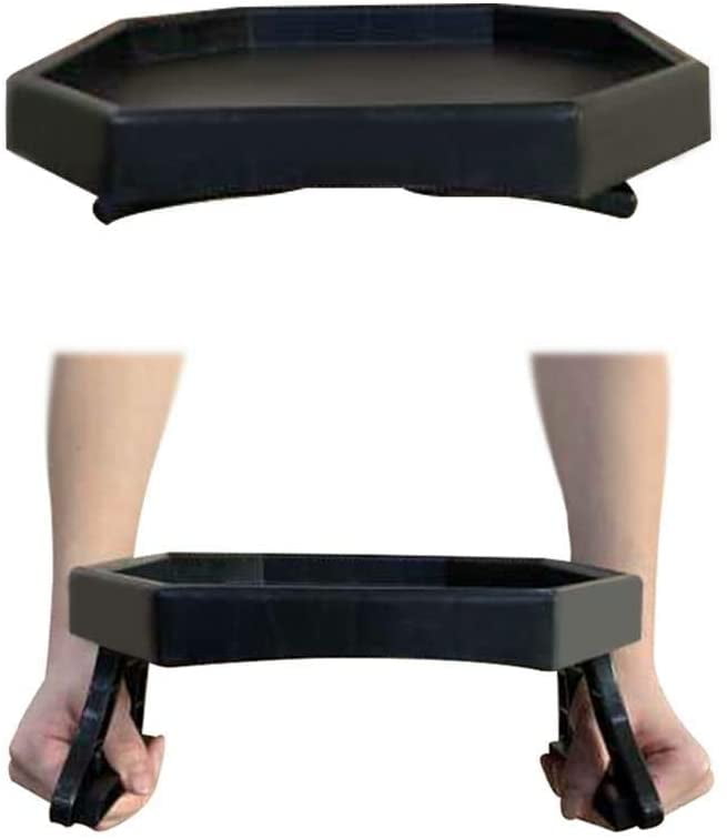 Sofa Arm Clip Table Armrest Tray Drinks/Remote Control/Snacks Black 