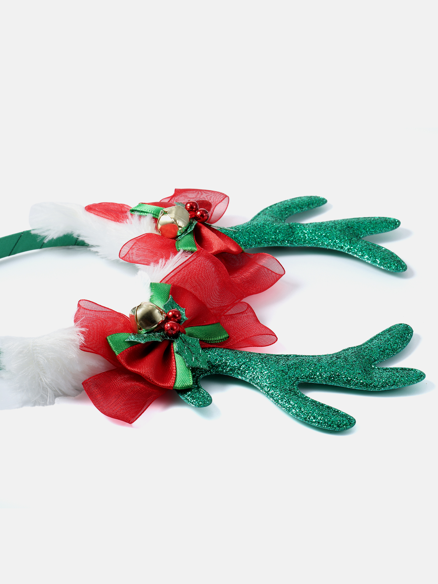 Way to Celebrate Women's Grn Reindeer Antler Headband, Brown, 1 Piece, One Size Fits Most