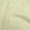 thumbnail image 1 of oneOone Polyester Spandex Light Yellow Fabric Asian Floral Paisley Craft Projects Decor Fabric Printed By The Yard 56 Inch Wide, 1 of 4
