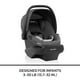 thumbnail image 2 of Asiento de coche infantil Evenflo LiteMax NXT con SensorSafe Anchor Gray, 2 of 8