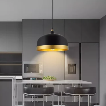 FINE MAKER Modern 1-pack Pendant Light Kitchen Island Ceiling Hanging Lamp Chandelier