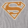 thumbnail image 2 of Superman T-Shirt Burnt Orange&White Shield Unisex Graphic Tee For Men & Women, 2 of 7