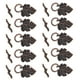 thumbnail image 3 of 10 Conjuntos Hoja OT Corchetes de palanca Conectores de broche de Joyería DIY Platino Sunnimix, 3 of 8