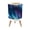 Color 1, variant on Small Trash Can with Lid Rolling Hills Fences Cozy Cottages 1.8 Gallon Dog Proof Trash Can Round Garbage Can Waste Bin Wastebasket for Bathroom Bedroom Living Room