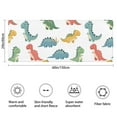 thumbnail image 3 of White Cartoon Dinosaurs Pattern Bathroom Rugs Mat,Non Slip Microfiber Bathroom Rug,Rubber Backing,Soft Bathroom Mats for Bathroom Floor,Tub and Shower,60x24in(150x60cm), 3 of 5