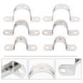 thumbnail image 3 of 36pcs Stainless Steel Plumbing Pipe Saddle Clips U Shaped Saddle Clamps, 3 of 7