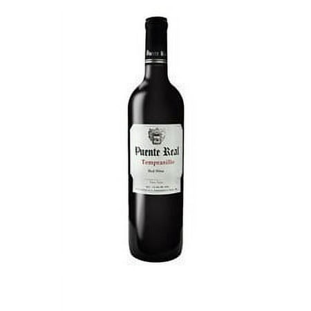 Puente Real Tempranillo Red Wine, Puerto Rico, 750 ml Glass Bottle 12.5% ABV