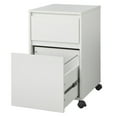 thumbnail image 5 of TMS Harlee 2 Drawer Rolling File Cabinet, Gray, 5 of 5