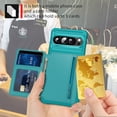 thumbnail image 6 of ELEHOLD Wallet Case for Google Pixel 10 /10 Pro,  Shockproof Credit Card Slot PU Leather Case Support Magnetic Car Mount Flip Stand Cover for Google Pixel 10 /10 Pro,Green, 6 of 6
