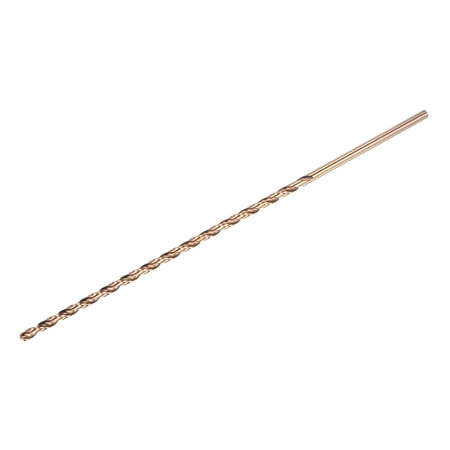 

Uxcell M35 High Speed Steel Twist Drill Bit Gold Oxide 4mm Drill Diameter 200mm Length