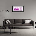thumbnail image 3 of Stephen Chambers 24x12 Black Ornate Wood Framed With Double Matting Wall Art Titled - Shea Ticket, 3 of 6