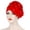 Red, variant on Baseball Caps Women,s Solid Color Beaded Toe Cap Cap Space Cotton Candy Color BeadedBig Flower Hat Turban Cap Green