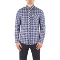 thumbnail image 1 of Ben Sherman - Herringbone Check Mens Button-Up Long Sleeve Shirt, 1 of 1