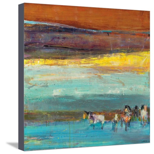 Claire De Lune Stretched Canvas Print Wall Art By Dominique Samyn Walmart Com Walmart Com