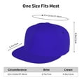 thumbnail image 4 of Kdxio Darkblue Print Snapback Hat for Men Women,Adjustable Baseball Cap, 4 of 7