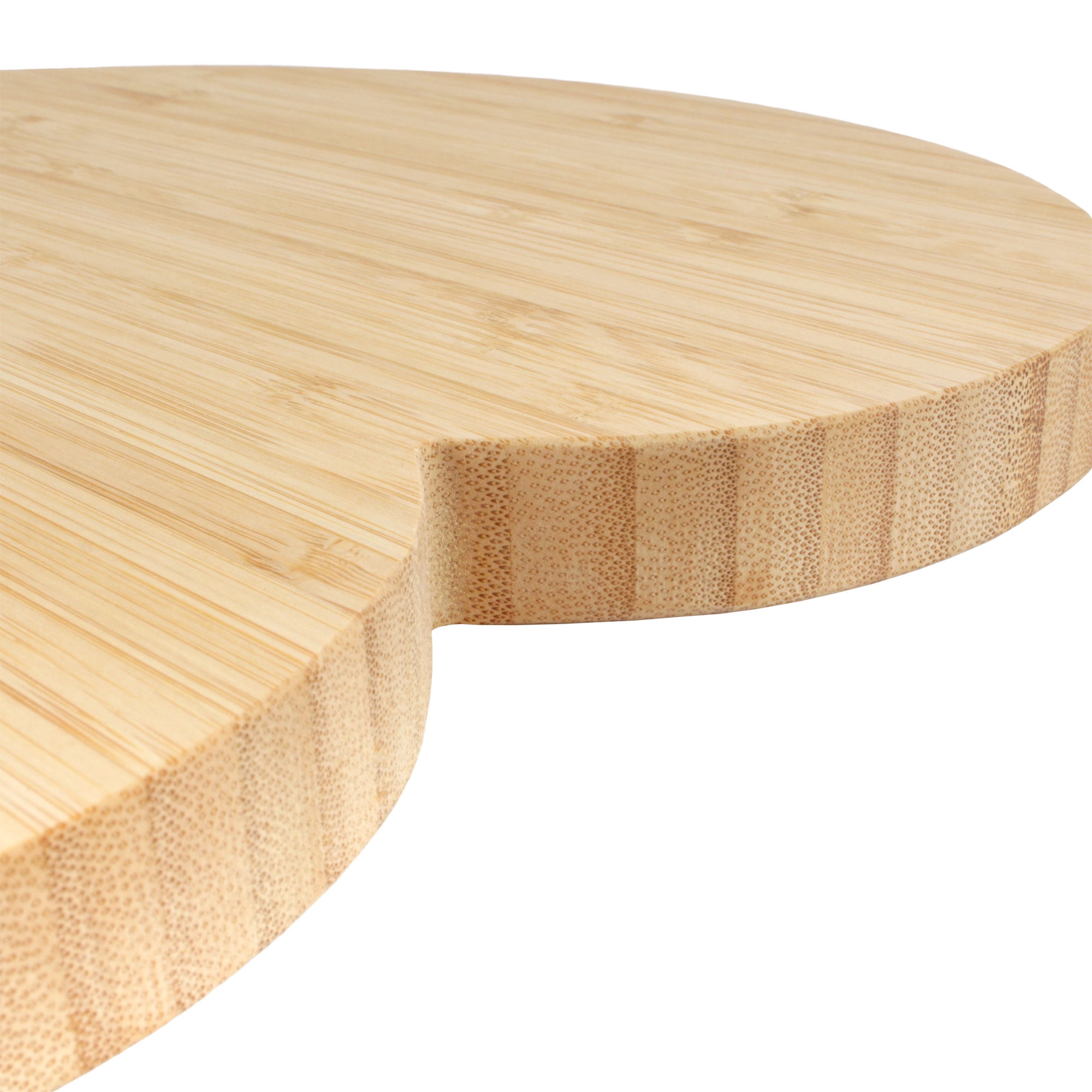BambooMN Heart-Shaped Bamboo Serving and Cutting Board, 12" x 12" x 0.75" - 100 Pieces