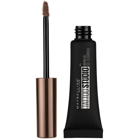 Maybelline New York Tattoo Studio Waterproof Brow Gel, Soft (Best At Home Eyebrow Tint)