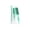 Green, variant on Z Shaped Hollow Out Curly Hair Styling Brush with Spring Bounce and Tail Comb Design for Defining Large Waves and Detangling Hair