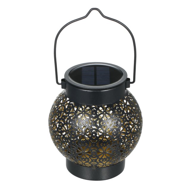 Tomshine Solar Powered Lantern Light Luces LED colgantes Flor ahuecada Leyfeng Luz solar