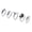54510, variant on Creative Fashion Elegant Women's Jewelry Dark Retro Spade Love Heart-shaped Ring 7-piece Set