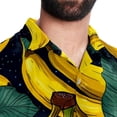 thumbnail image 5 of Banana Men's Casual Printed Button Down Short Sleeve Beach Shirts, 5 of 6