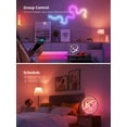 thumbnail image 5 of Lepro TB1 AI LED Table Lamps, Multicolor RGB Smart Bedside Lamp Dimmable, APP Control Alexa Google Compatible, LightBeats Music Sync for Bedroom, Living Room, Mother's Day, 2.4 GHz Wifi/Bluetooth, 5 of 8