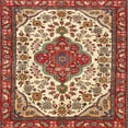 thumbnail image 1 of Ahgly Company Machine Washable Indoor Square Traditional Red Area Rugs, 7' Square, 1 of 7